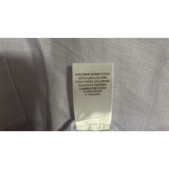 J. Jill Dress Large Crocus Lavender Linen Midi Aline Sleeveless Classic - Picture 11 of 11